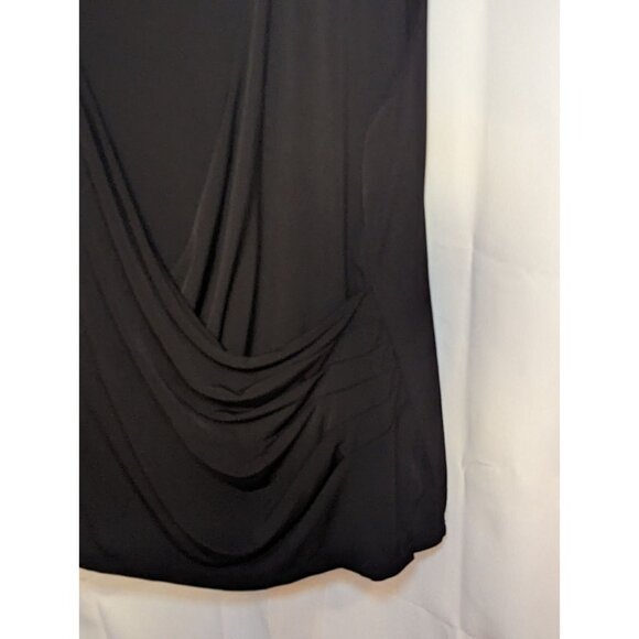 Calvin Klein Women's Size 3x Blouse Cowl Neck Fishnet Shoulders Sleeveless - Picture 8 of 14